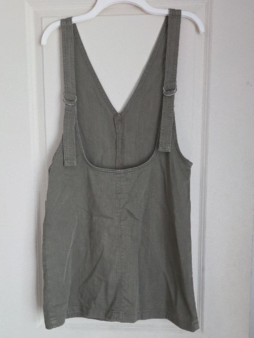 Aerie Denim Skirtall In Olive Fun - Picture 6 of 7